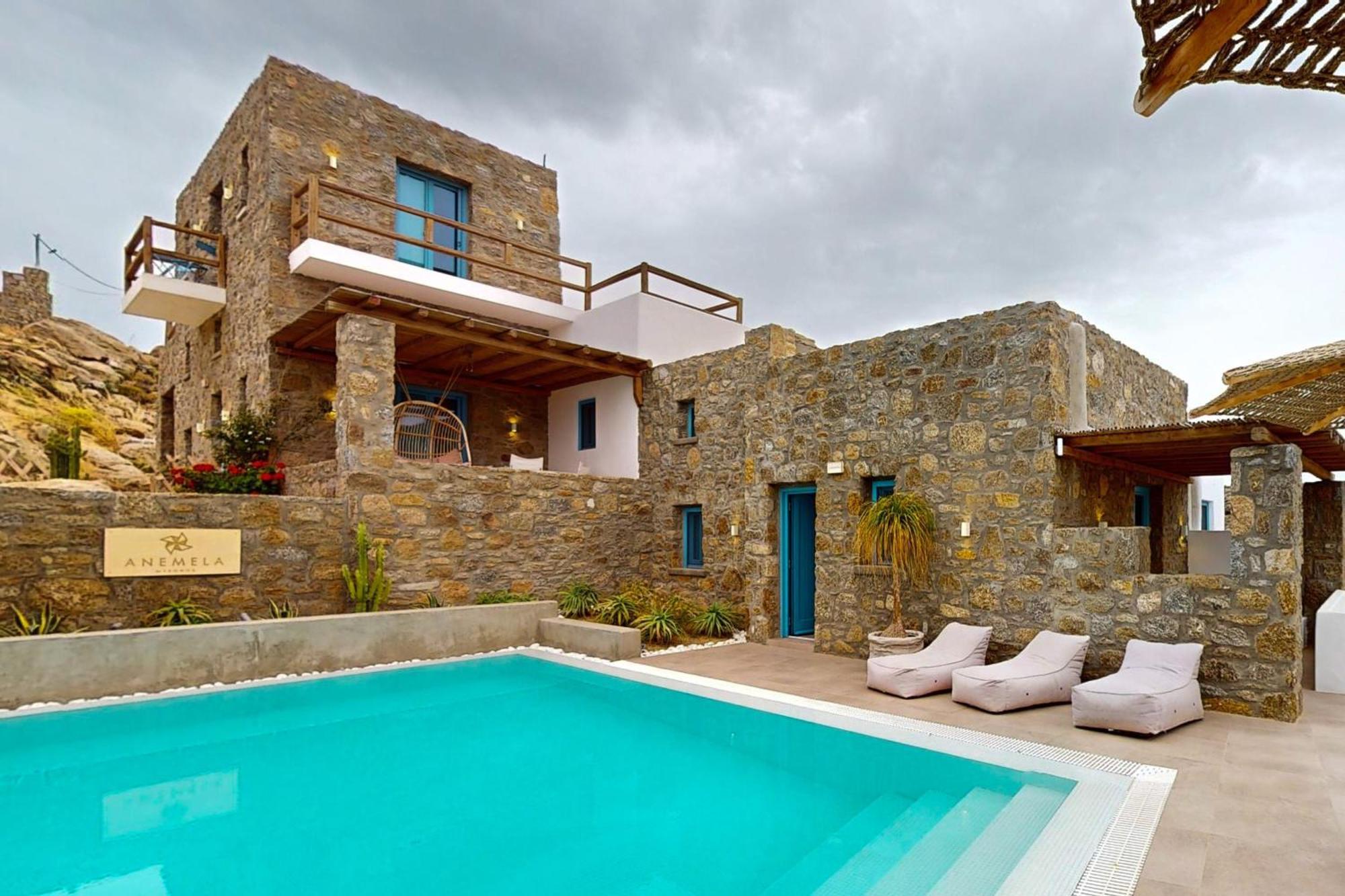 Anemela Villas & Suites Mykonos Agrari  المظهر الخارجي الصورة